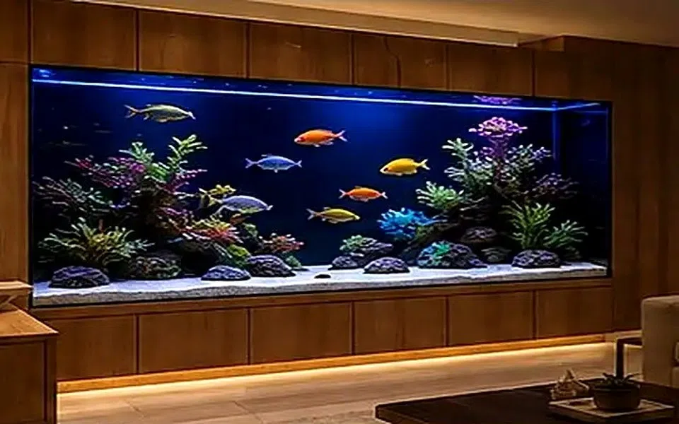 Visual realistis Model Aquarium Minimalis untuk Rumah Modern — ZEPINDO