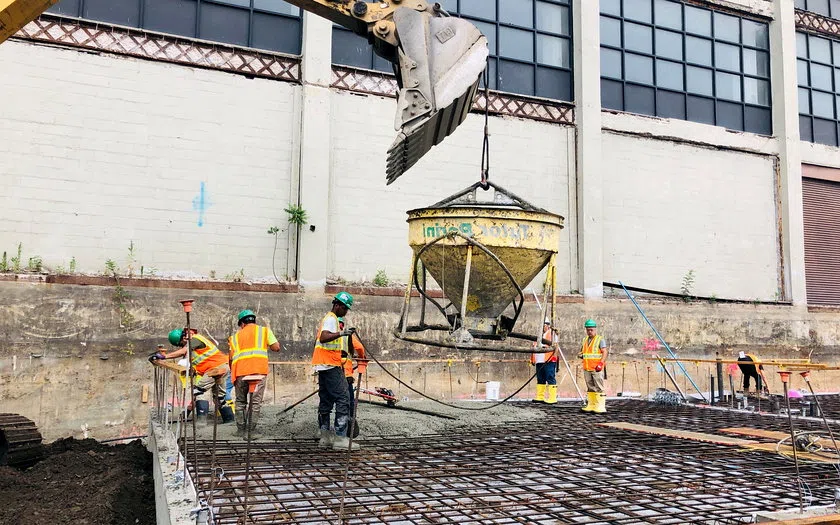 Konsep detail dan pemeriksaan panduan beton plat lantai