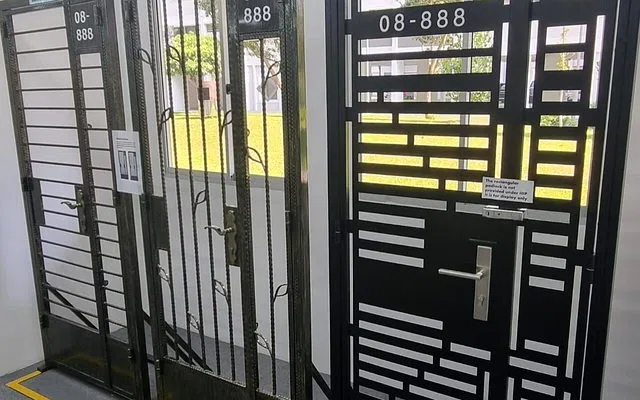 Tingkat privasi dan transparansi untuk pagar sinjai